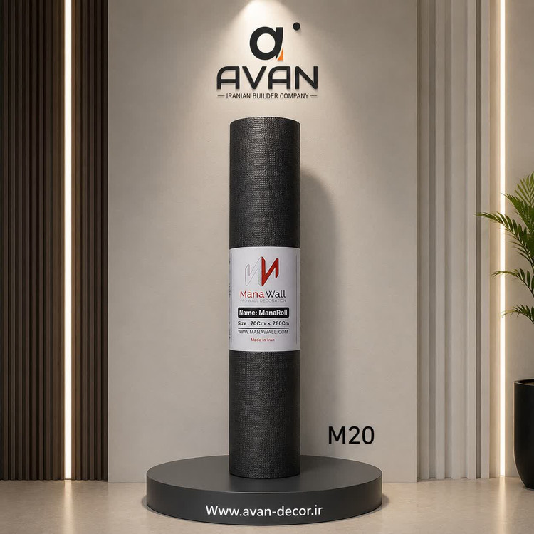 دیوارپوش فومی رول طرح کنفی سفید کد M10