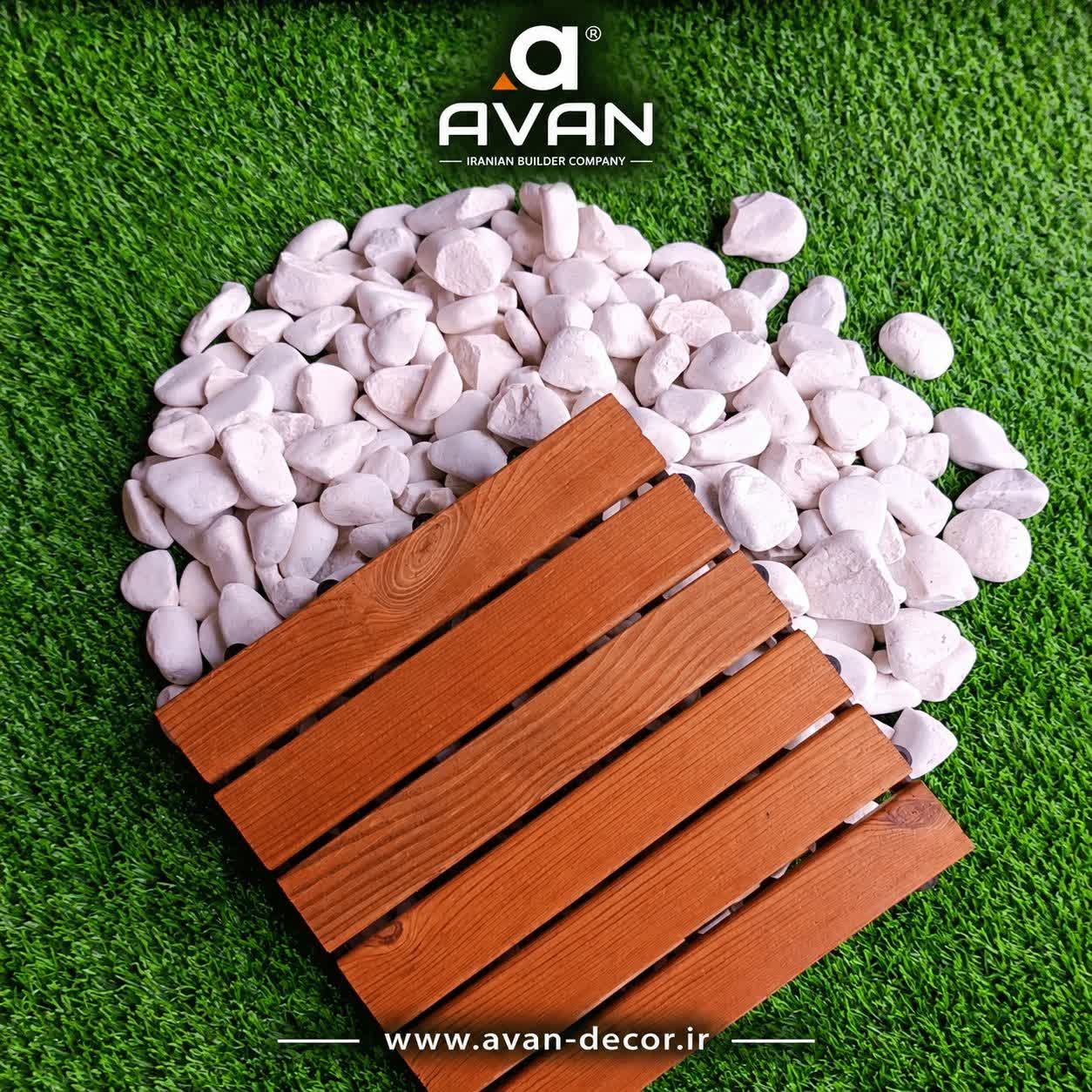 تایل ترمووود شش پروفیل 30*30 ضخامت 16 میل