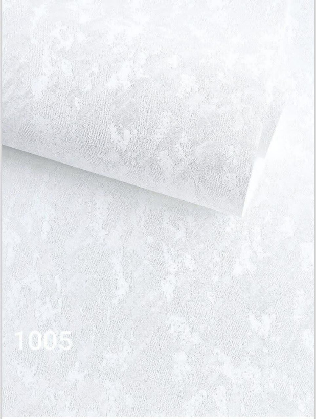 کاغذدیواری حراجی سفید ساده کد 1005