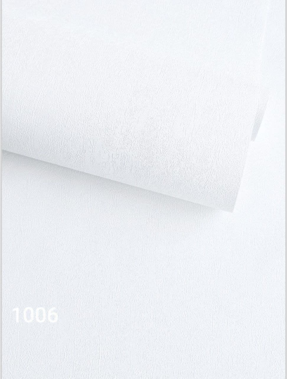 کاغذدیواری حراجی سفید ساده کد 1006