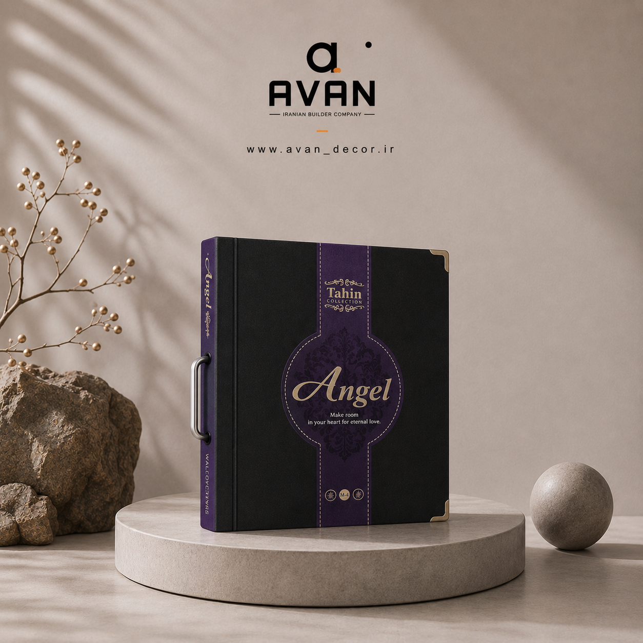 کاغذدیواری آنجل شرکت تکین دکور