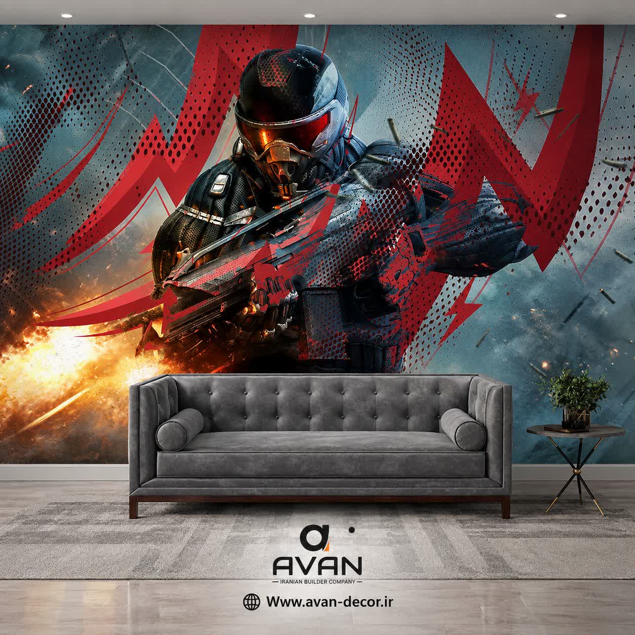 پوستر دیواری گیم نت طرح Crysis